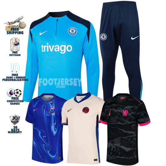 All-In-One 2024/25 Pack: 3 Jerseys + Training Tracksuit
