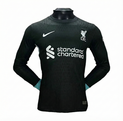 Liverpool Player Away Jersey 2024/2025 Long Sleeve