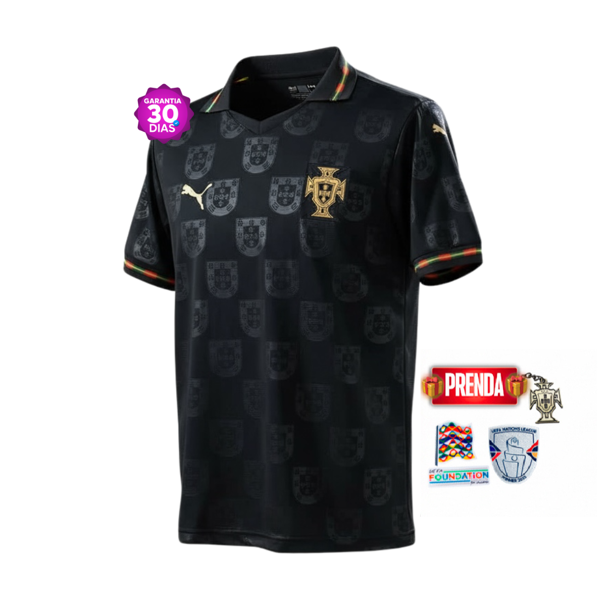 Edição Especial Pantera Negra – Camisola da Seleção de Portugal EUSÉBIO 2026/27!