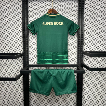 Conjunto Infantil Sporting away 24/25