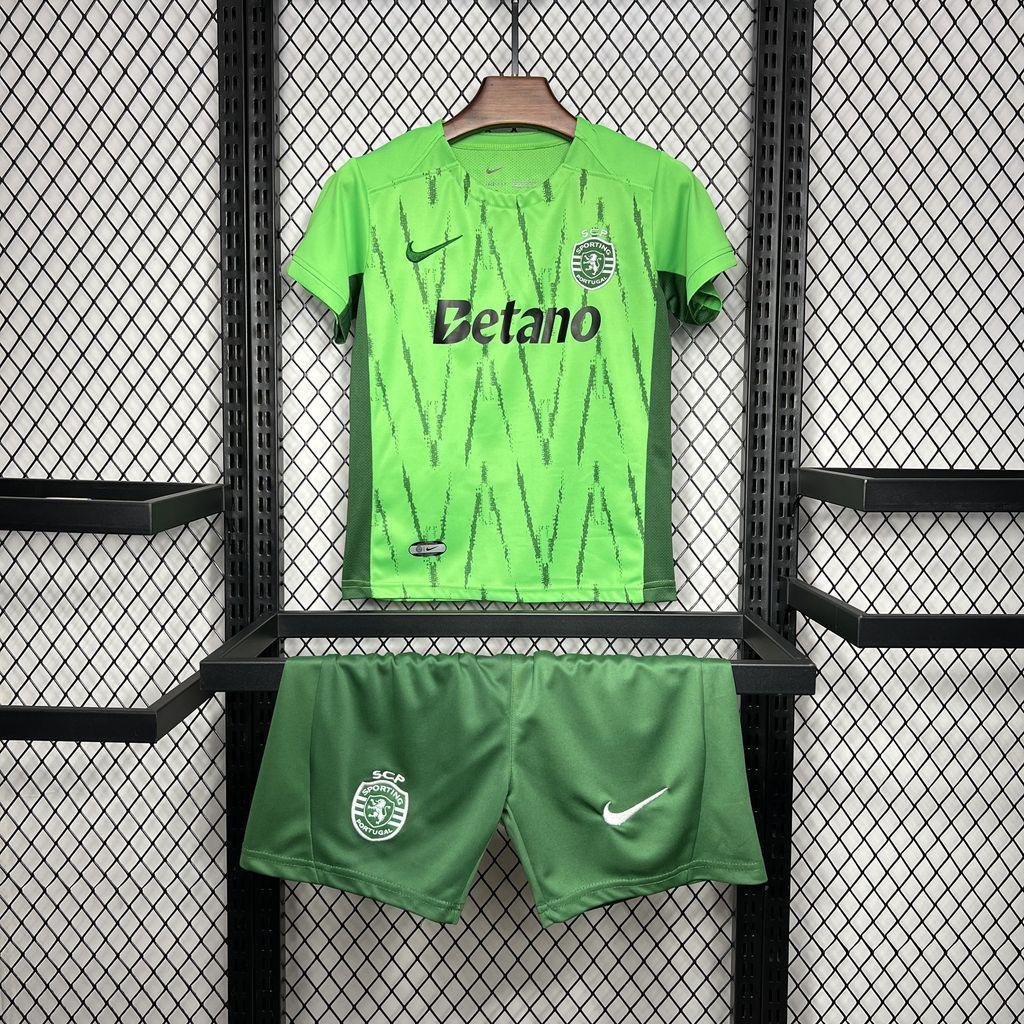 Conjunto Infantil Sporting third 24/25