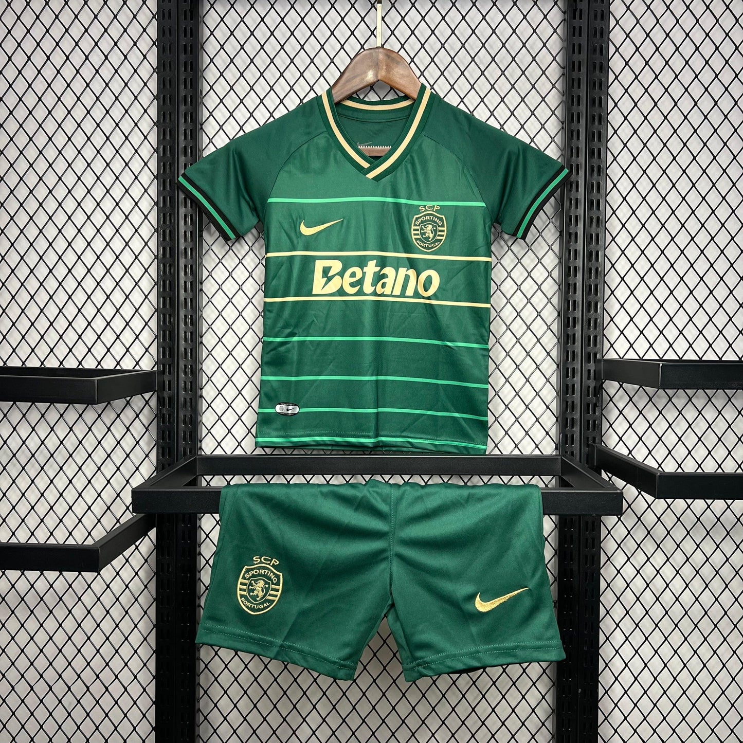 Conjunto Infantil Sporting away 24/25