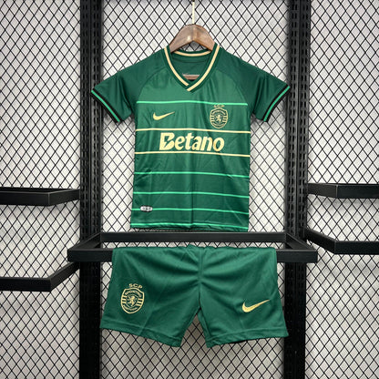 Conjunto Infantil Sporting away 24/25