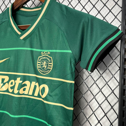 Conjunto Infantil Sporting away 24/25