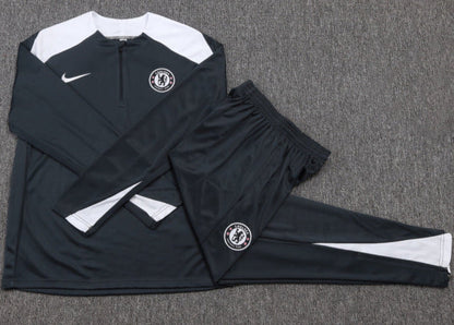 Chelsea Pre-Match Black Tracksuit 25/26