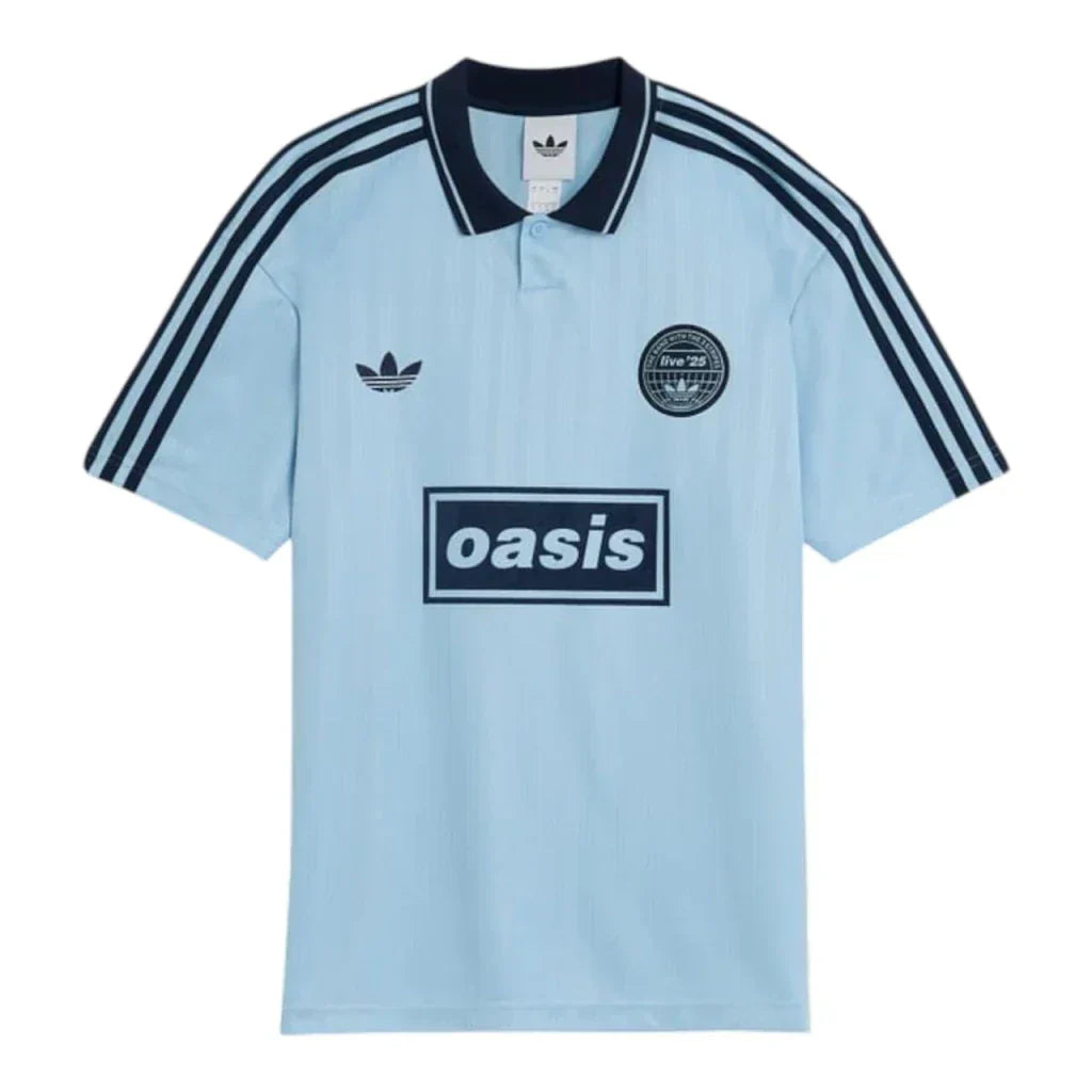 Adidas x Oasis Tour Jacquard Jersey Blue